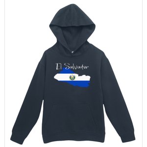 El Salvador Flag  El Salvador Map Salvador Urban Pullover Hoodie