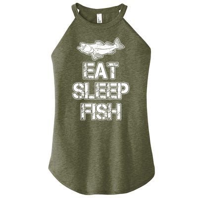 Eat Sleep Fish Fishing Fan Women’s Perfect Tri Rocker Tank