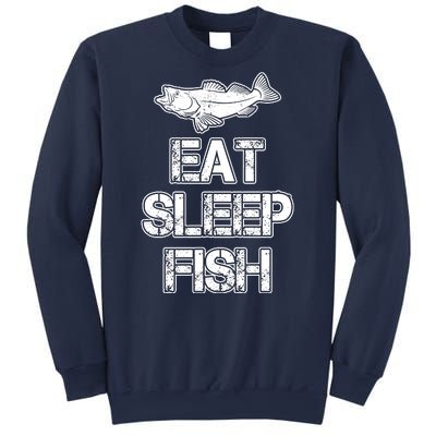 Eat Sleep Fish Fishing Fan Sweatshirt