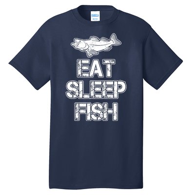 Eat Sleep Fish Fishing Fan Tall T-Shirt