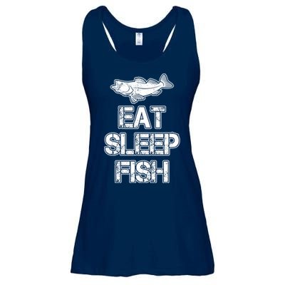 Eat Sleep Fish Fishing Fan Ladies Essential Flowy Tank