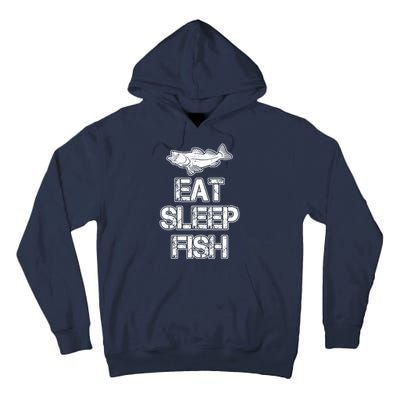 Eat Sleep Fish Fishing Fan Tall Hoodie