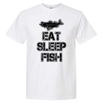 Eat Sleep Fish Fishing Fan Garment-Dyed Heavyweight T-Shirt