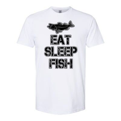 Eat Sleep Fish Fishing Fan Softstyle® CVC T-Shirt