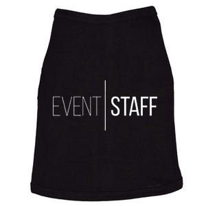 Event Staff Front Design Party Uniform Events Doggie Tank