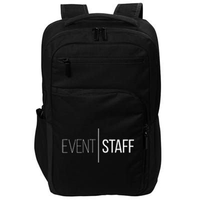 Event Staff Front Design Party Uniform Events Impact Tech Backpack