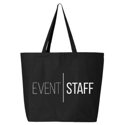 Event Staff Front Design Party Uniform Events 25L Jumbo Tote