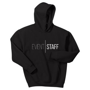 Event Staff Front Design Party Uniform Events Kids Hoodie