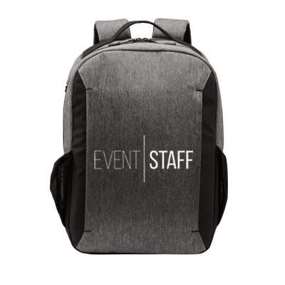 Event Staff Front Design Party Uniform Events Vector Backpack