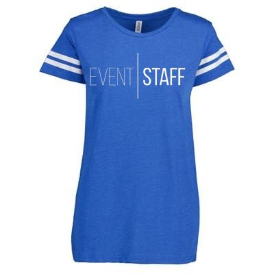 Event Staff Front Design Party Uniform Events Enza Ladies Jersey Football T-Shirt