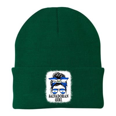 El Salvador For Girl Salvadoran Flag For Salvadorian Knit Cap Winter Beanie