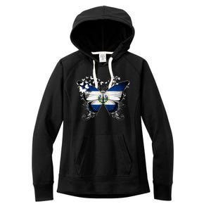 El Salvador Flag Salvadoran Women's Fleece Hoodie