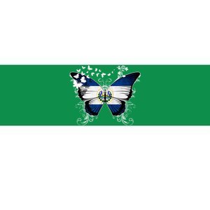 El Salvador Flag Salvadoran Bumper Sticker