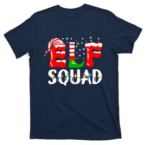 Elf Squad Funny Family Christmas Matching Pajamas Xmas T-Shirt