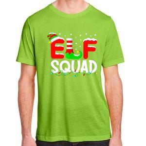 Elf Squad Funny Group Family Matching Christmas Pajamas Xmas Cute Gift Adult ChromaSoft Performance T-Shirt