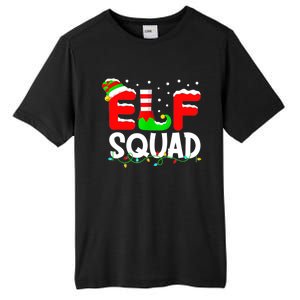 Elf Squad Funny Group Family Matching Christmas Pajamas Xmas Cute Gift Tall Fusion ChromaSoft Performance T-Shirt