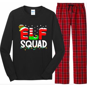 Elf Squad Funny Group Family Matching Christmas Pajamas Xmas Cute Gift Long Sleeve Pajama Set