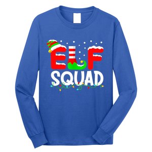 Elf Squad Funny Group Family Matching Christmas Pajamas Xmas Cute Gift Long Sleeve Shirt