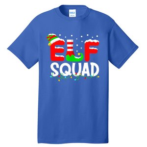 Elf Squad Funny Group Family Matching Christmas Pajamas Xmas Cute Gift Tall T-Shirt