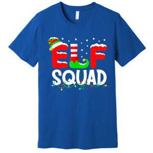 Elf Squad Funny Group Family Matching Christmas Pajamas Xmas Cute Gift Premium T-Shirt