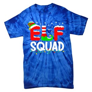 Elf Squad Funny Group Family Matching Christmas Pajamas Xmas Cute Gift Tie-Dye T-Shirt