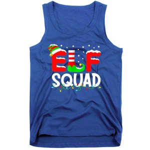 Elf Squad Funny Group Family Matching Christmas Pajamas Xmas Cute Gift Tank Top