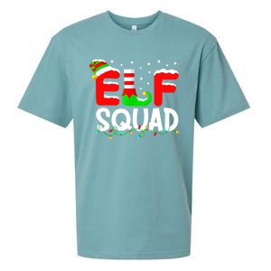 Elf Squad Funny Group Family Matching Christmas Pajamas Xmas Cute Gift Sueded Cloud Jersey T-Shirt