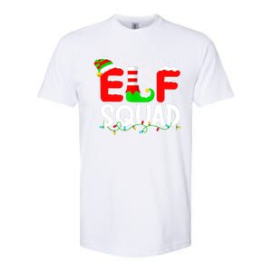 Elf Squad Funny Group Family Matching Christmas Pajamas Xmas Cute Gift Softstyle CVC T-Shirt