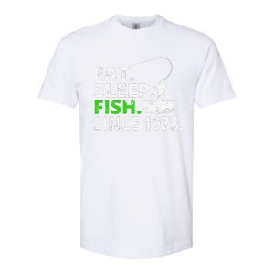 Eat Sleep Fish Since 1978 41st Birthday Fishing Gift Softstyle CVC T-Shirt