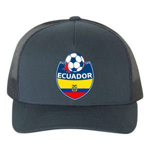 Ecuador Soccer Fans Jersey Ecuadorian Flag Football Lovers Yupoong Adult 5-Panel Trucker Hat