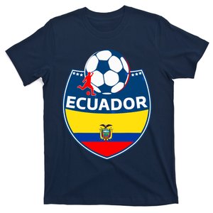 Ecuador Soccer Fans Jersey Ecuadorian Flag Football Lovers T-Shirt