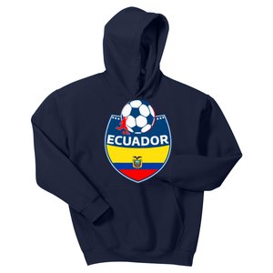 Ecuador Soccer Fans Jersey Ecuadorian Flag Football Lovers Kids Hoodie