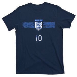 England Soccer Fans Jersey English Flag Football Lovers T-Shirt