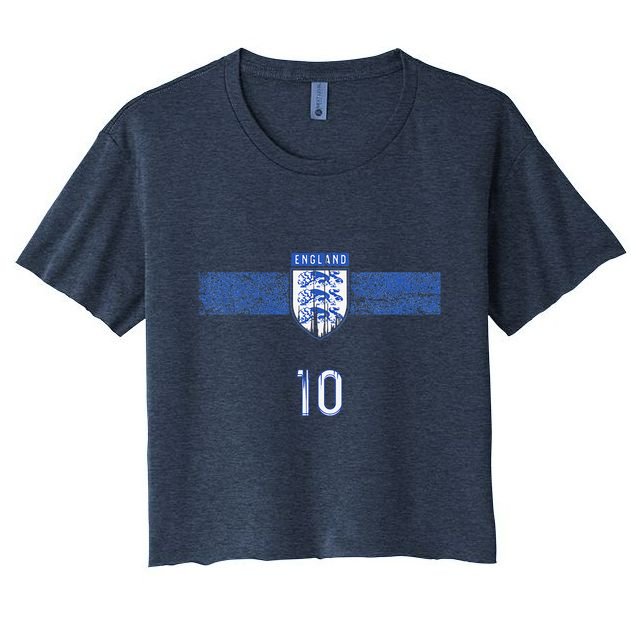 England Soccer Fans Jersey English Flag Football Lovers Crop Top