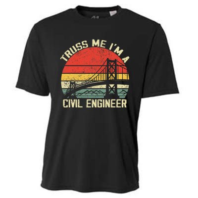 Engineering Student Funny Truss Me IM A Civil Engineer Cooling Performance Crew T-Shirt