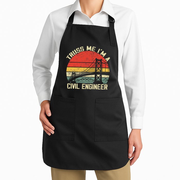 Engineering Student Funny Truss Me IM A Civil Engineer Apron