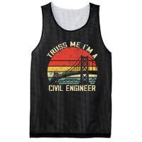 Engineering Student Funny Truss Me IM A Civil Engineer Mesh Reversible Basketball Jersey Tank