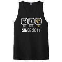 Eat Sleep Fish Since 2011 7th Birthday Fishing PosiCharge Competitor Tank