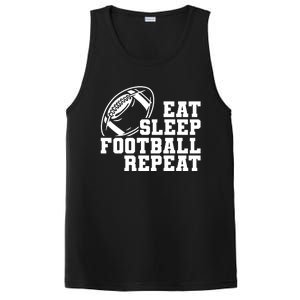 Eat Sleep Football Repeat PosiCharge Competitor Tank