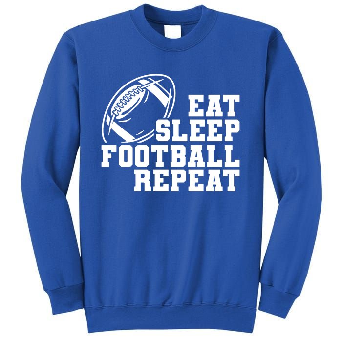 Eat Sleep Football Repeat Sweatshirt