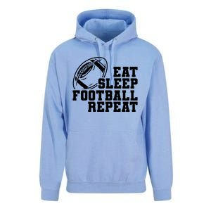 Eat Sleep Football Repeat Unisex Surf Hoodie