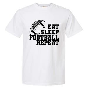 Eat Sleep Football Repeat Garment-Dyed Heavyweight T-Shirt