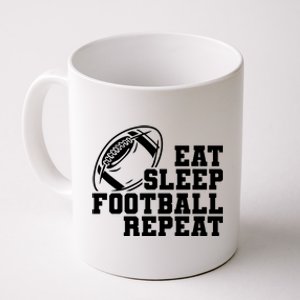 Eat Sleep Football Repeat Coffee Mug