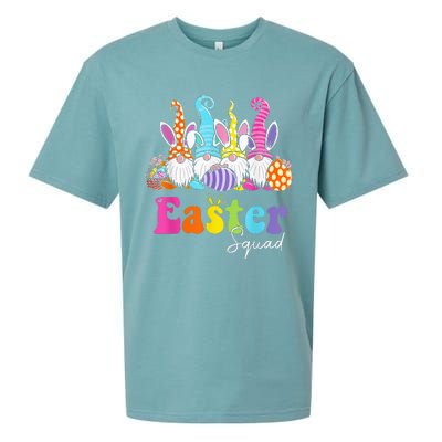 Easter Squad Family Matching Easter Day Bunny Egg Hunt Group Sueded Cloud Jersey T-Shirt