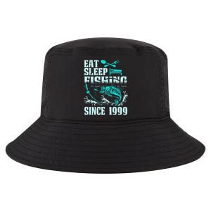 Eat Sleep Fishing Since 1999 18 Years Old Gift Cool Comfort Performance Bucket Hat