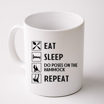 Eat Sleep Flying Yoga Repeat Aerial Yoga Humor Gift Coffee Mug