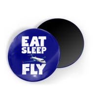 Eat Sleep Fly Aviator Flying Aircraft Gift Magnet