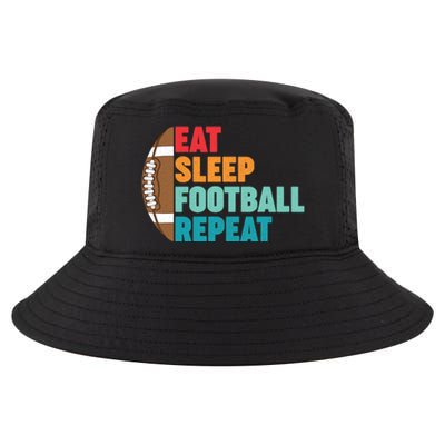 Eat Sleep Football Repeat For Teens Boy Girl Wo Cool Comfort Performance Bucket Hat