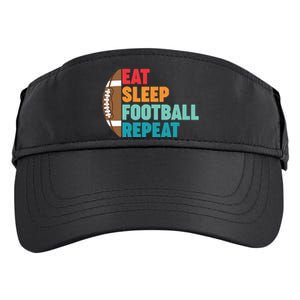 Eat Sleep Football Repeat For Teens Boy Girl Wo Adult Drive Performance Visor