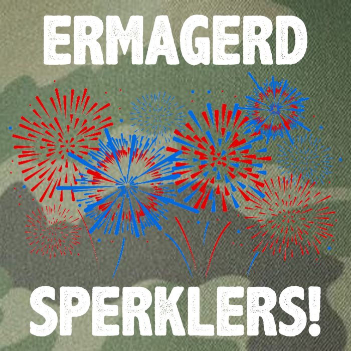 Ermagerd Sperklers Funny 4th Of July Fireworks Legacy Tie Dye Trucker Hat